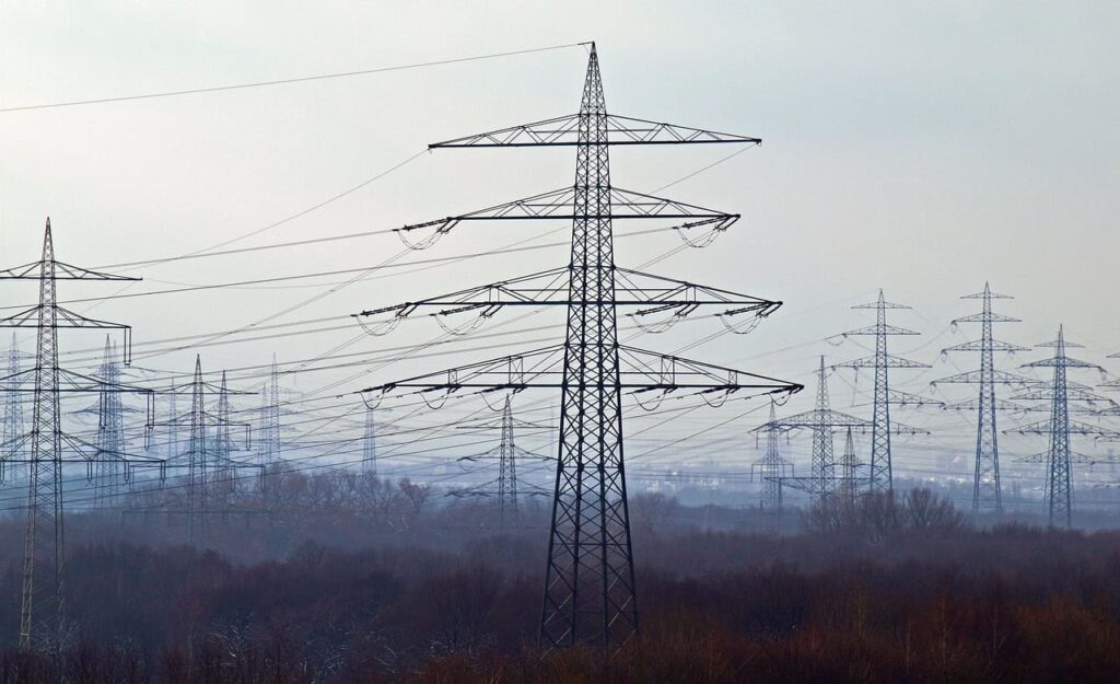 Stockbild inom byggprojekt: energy, electricity, electricity pylons