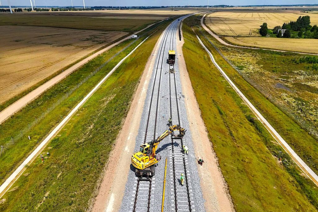 Byggandet av Rail Baltica framskrider med fokus på säkerhet