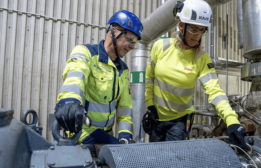 E.ON och KSB genomför pumpinventering på Åbyverket