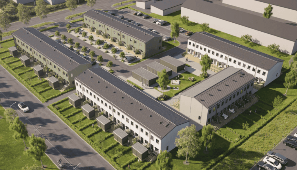 Bygglov beviljat för 41 hyresradhus i Ägir, Boden