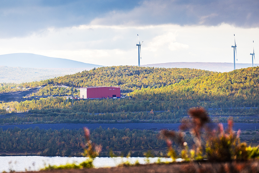 Finska Metso ska levererar kopparbearbetningsteknik till Viscaria-gruvan i Kiruna till ett värde av nästan en halv miljard kronor. Viscariagruvan kommer ha en årlig produktion av 120.000 ton kopparkoncentrat. Foto: Fredric Alm