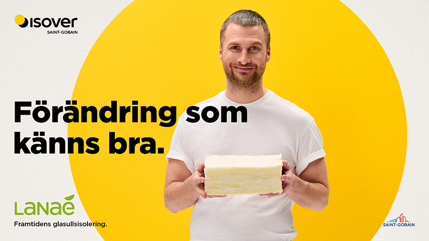 Isover lanserar Lanaé – ny glasullsisolering med biobaserat bindemedel