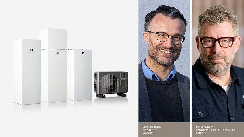Qvantum ingår partnerskap med Comfortgruppen för distribution av flexready®-värmepumpar